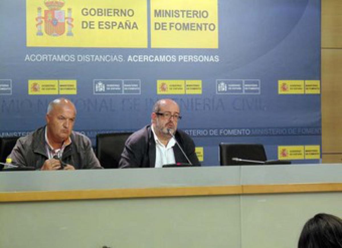 Enrique Fossoul y Miguel ngel Cilleros en la rueda de prensa.