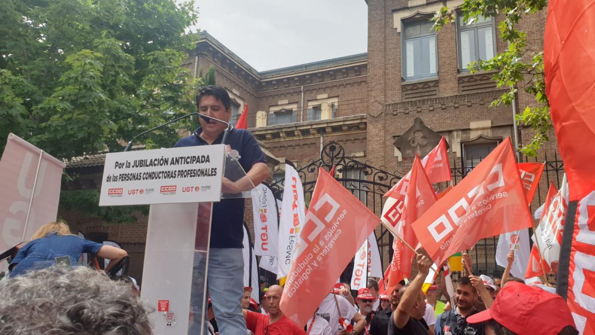 Concentracin por la jubilacin para los conductores y conductoras profesionales