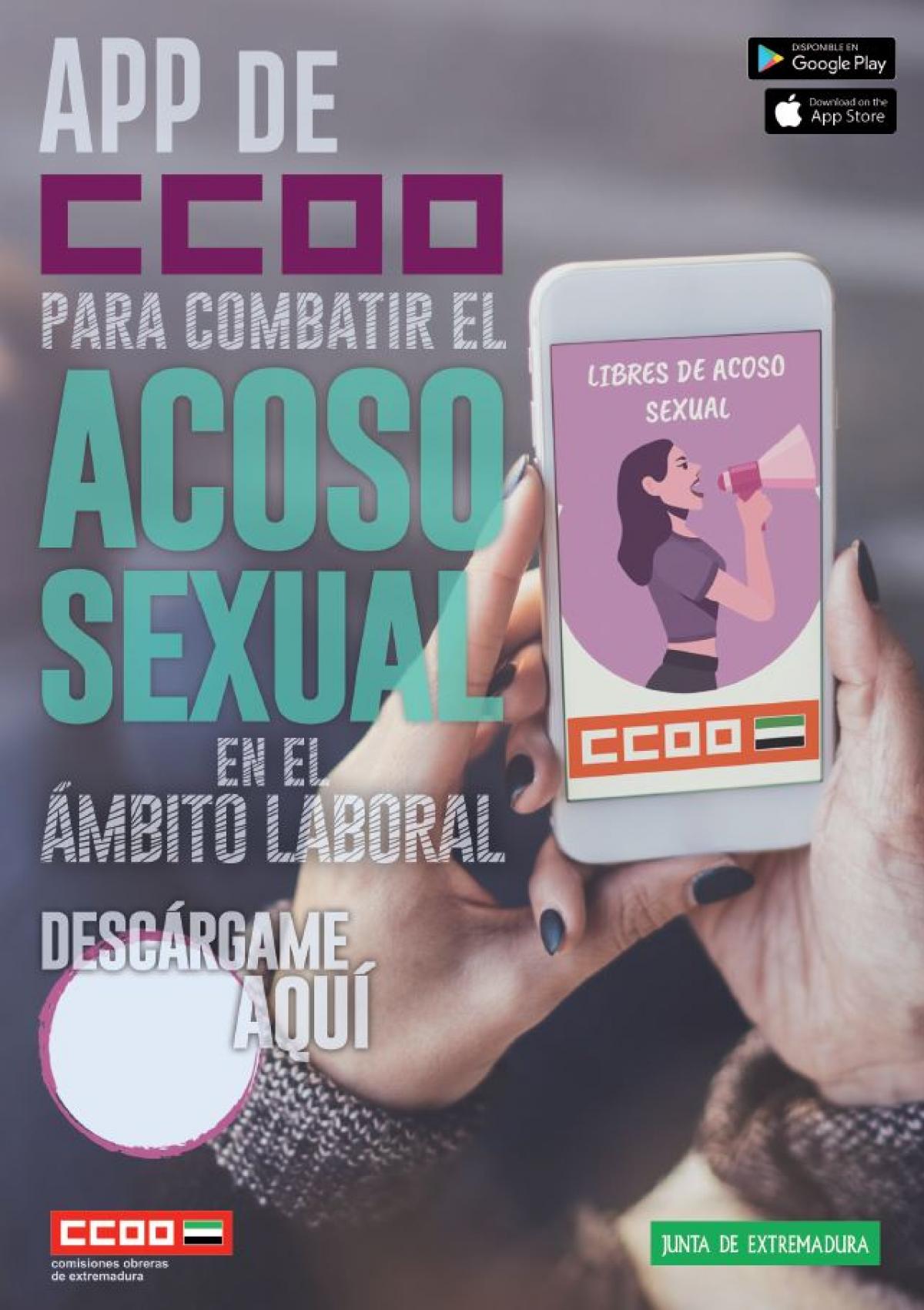 APP de CCOO para combatir el acoso sexual