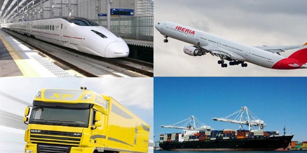 Ferroviario, Aéreo, Carretera y Mar, los sectores del transporte