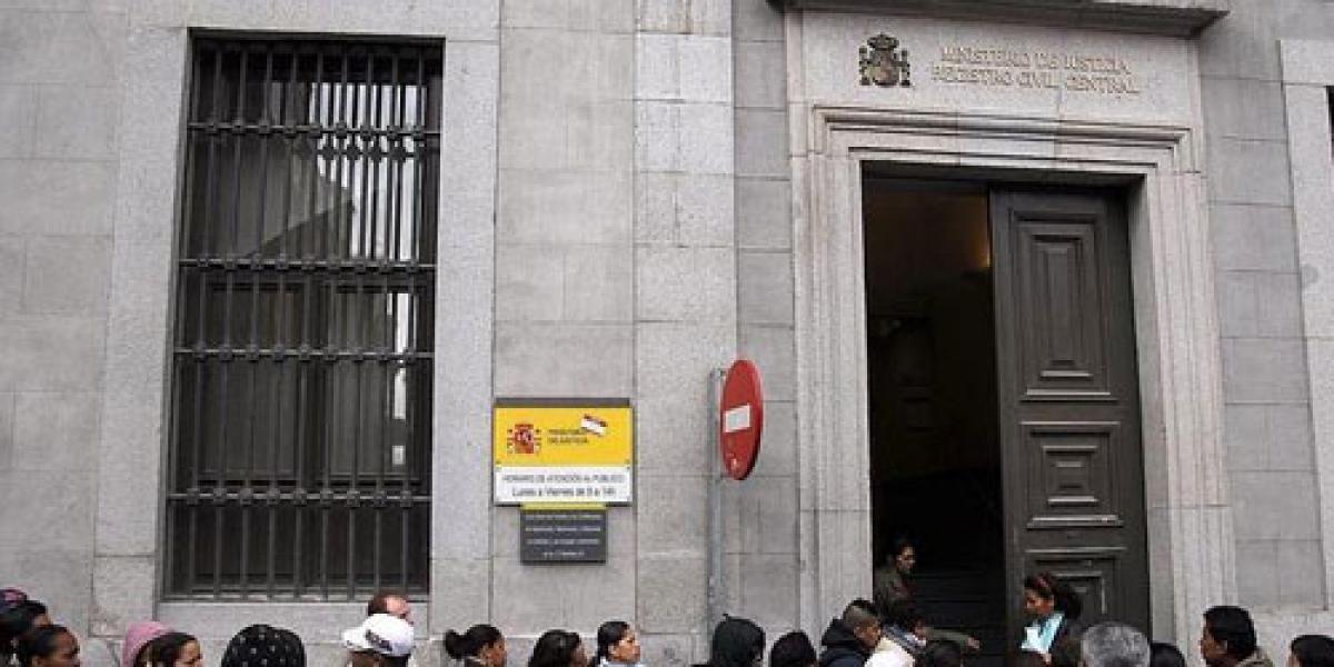 Sede del Registro Civil Central, en Madrid