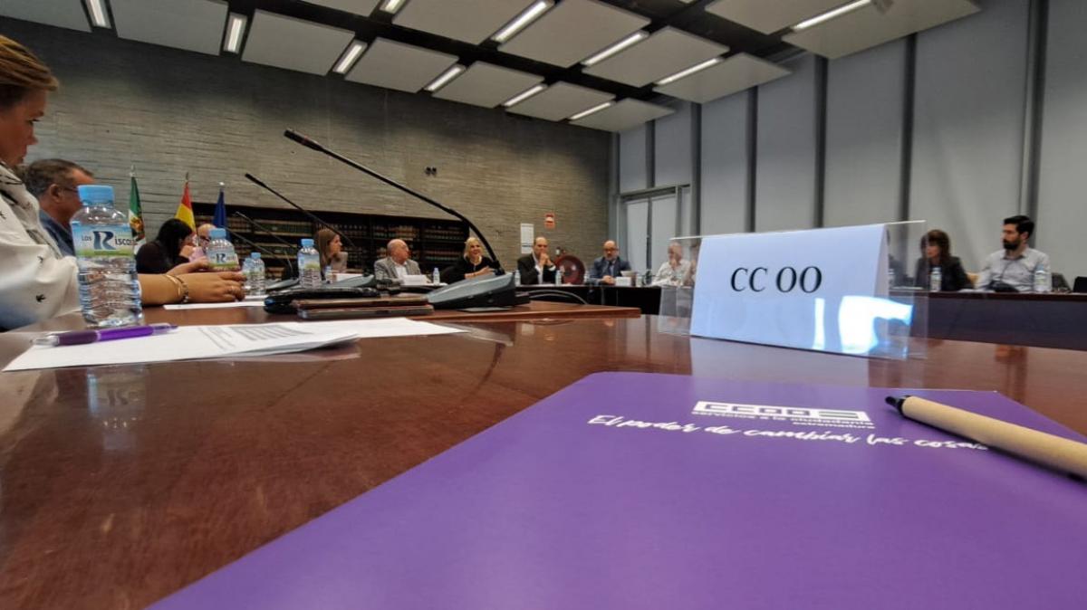 Reunión de la Mesa General de Negociación de la Junta de Extremadura